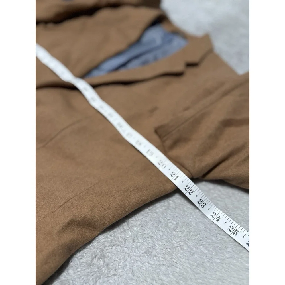 Banana Republic Tailored Fit Brown Wool Blend Blazer Jacket Size 42R